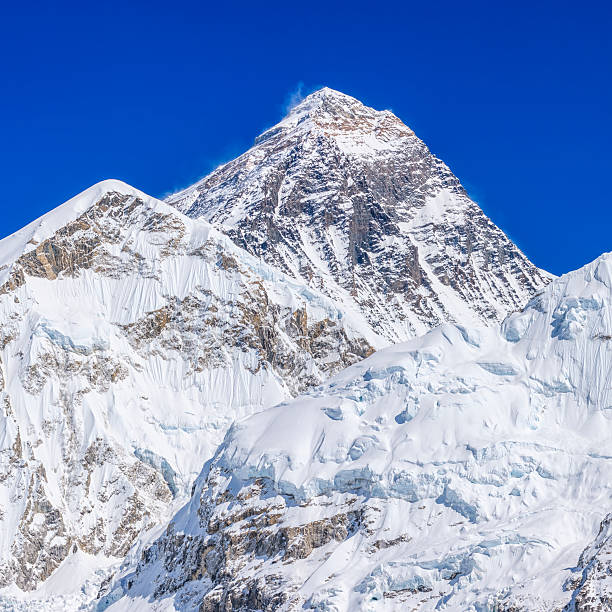 istock Top of the world - Mount Everest panoramic view 501794414