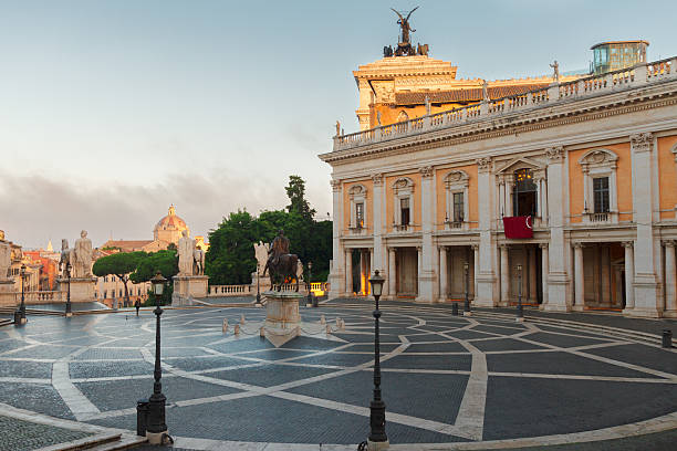 istock Campidoglio square in Rome, Italy 501794494