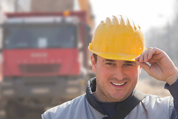 istock Real and ordinary construction worker on his job. 501794842