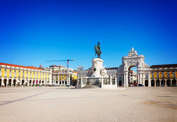 istock Commerce square  in Lisbon, Portugal 501795068
