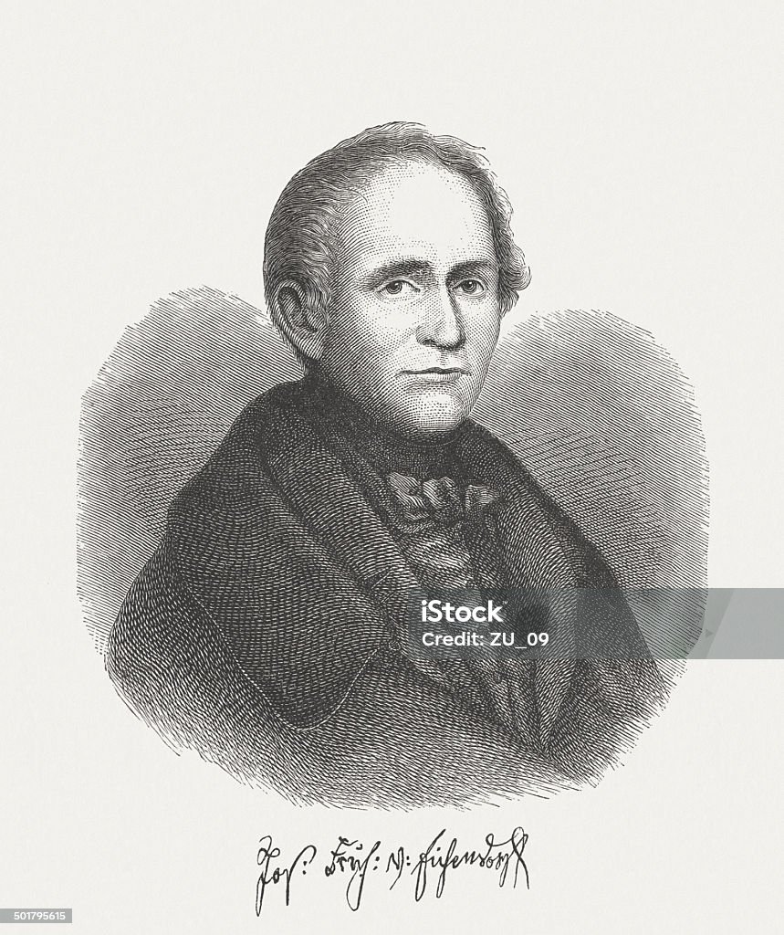 Eichendorff - Lizenzfrei Dichter Stock-Illustration