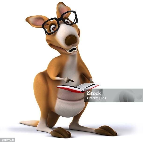 Fun Kangaroo Stock Photo - Download Image Now - Kangaroo, Three Dimensional, Animal