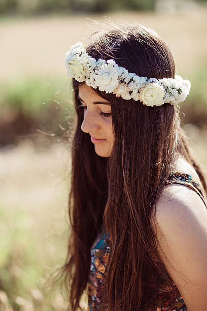 istock Girl on a field on a summer day 501798108