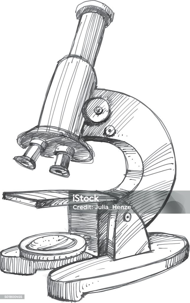 Ilustración de Bocetos Ilustración De Microscopio y más Vectores Libres de  Derechos de Dibujar - Dibujar, Microscopio, Dibujo - iStock