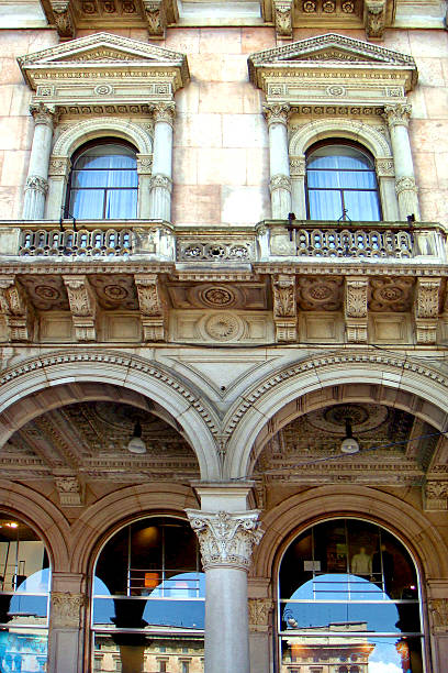 milano, piazza del duomo - foto de acervo