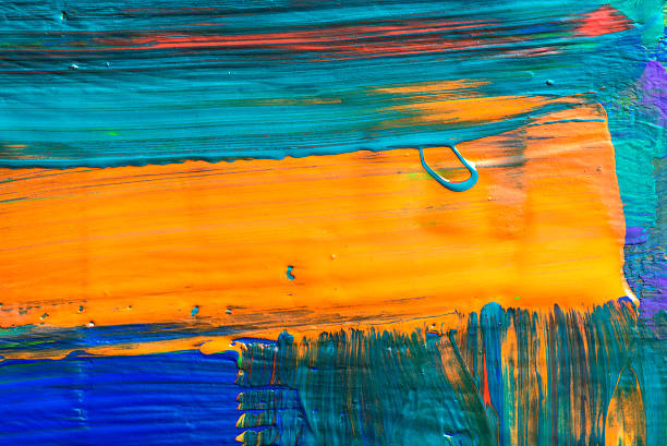 istock Abstract art background. Hand-painted background 501813647