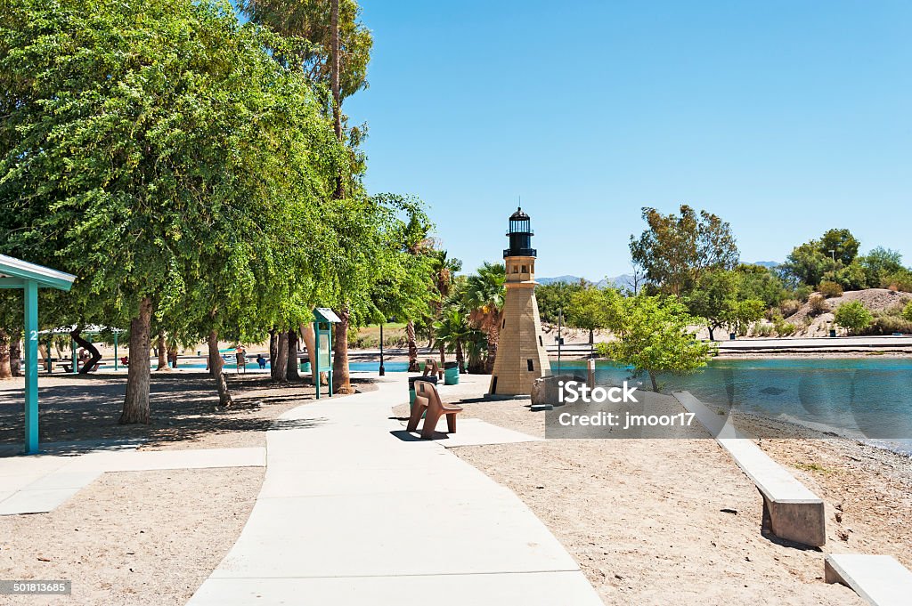 Lago Havasu Parque da cidade - Royalty-free Lake Havasu City Foto de stock