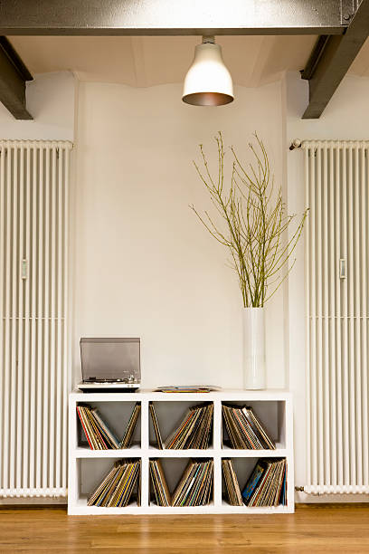 istock Vinyl Records In Shelf At Home 501814329