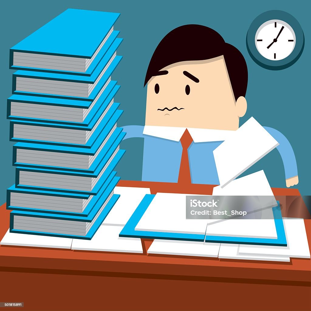 Harding Work Hardworking Stock Illustration - Download Image Now - Beat The Clock ...