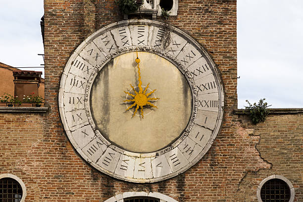 istock Traditional Sundial Clock in Venice, Italy 501816369