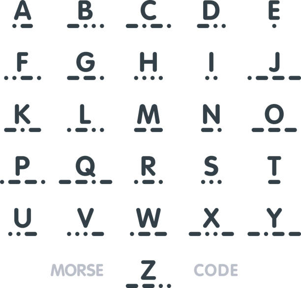 morse 코드 - telegraph machine stock illustrations