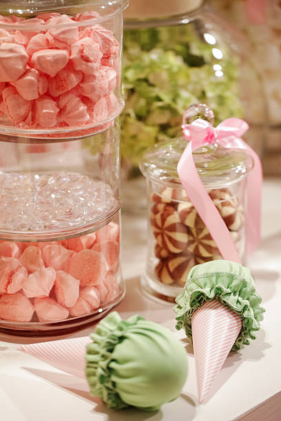 istock Meringue in glass jar 501819852