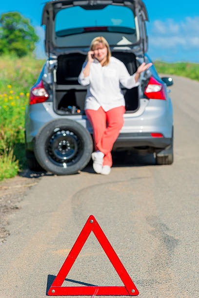 istock breaking of a vehicle on a trip 501820700