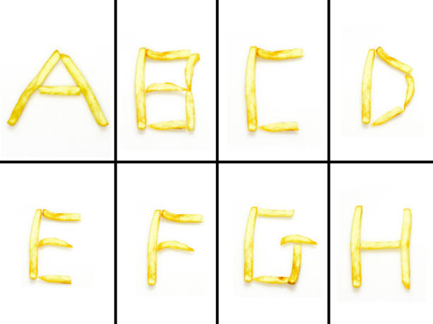 french fries Alphabet XXXL
