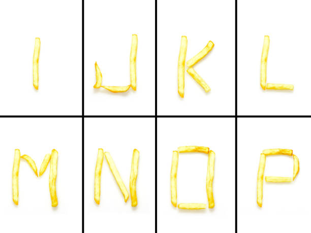 french fries Alphabet XXXL