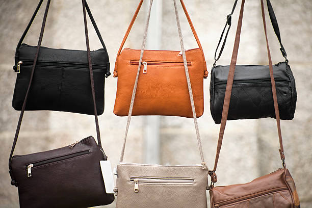 istock Purses hanging in an outdoor market. 501823434