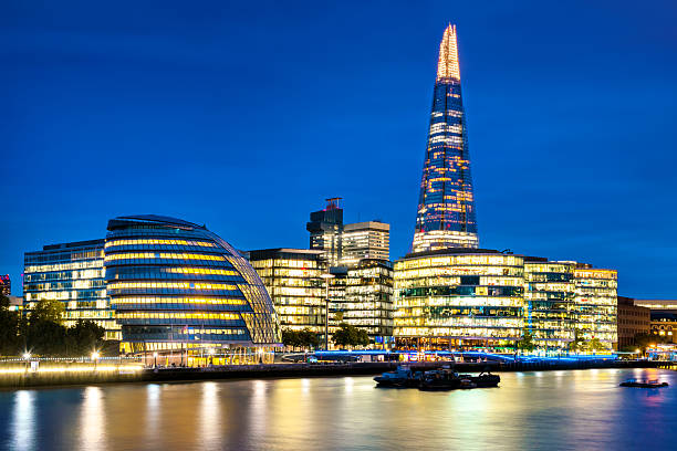 istock The Shard on London skyline at dusk 501826020