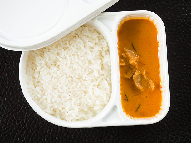 istock Rice and curry in the meal box set 501832023