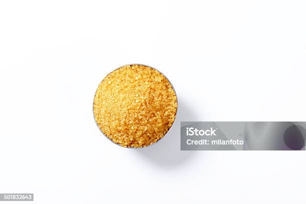 Cane Sugar Stock Photo - Download Image Now - Brown Sugar, Heap, High Angle View