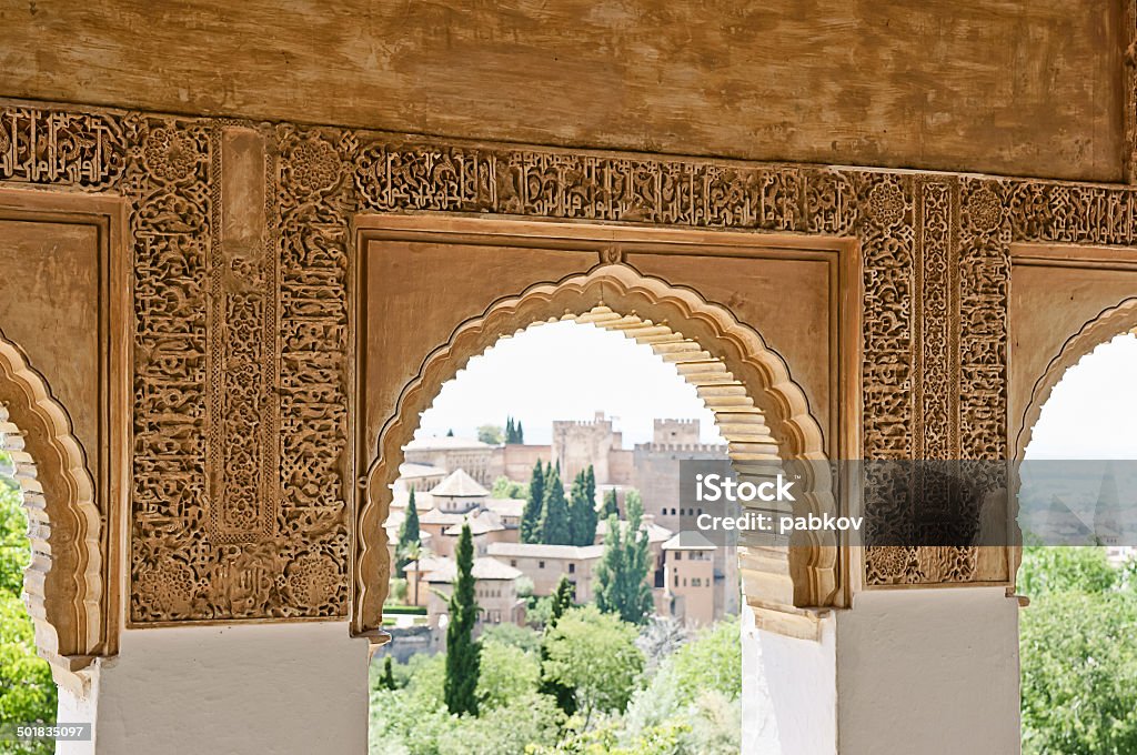 Alhambra in Granada, Andalucia, Spain Andalusia Stock Photo