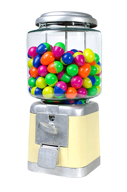 istock Vintage Eggs Slot Machine on White Background 501835779