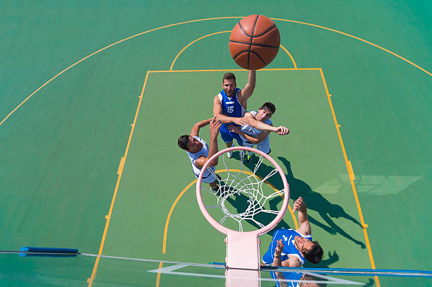 istock Four Basketball Players in the Action 501836219