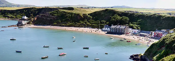 Photo of Welsh beach scene on the Lleyn Peninsula