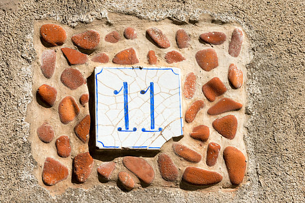 istock House Number Eleven - Liguria Italy 501845120