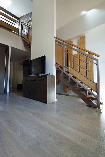 istock stairs in duplex apartment 501846962