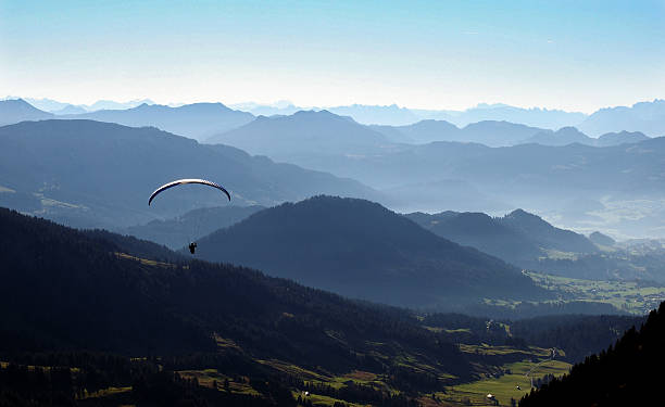 istock Paraglider in the Bavarian Alpes 501848202