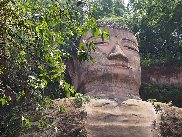 istock Leshan Grand Giant Buddha statue 501850848