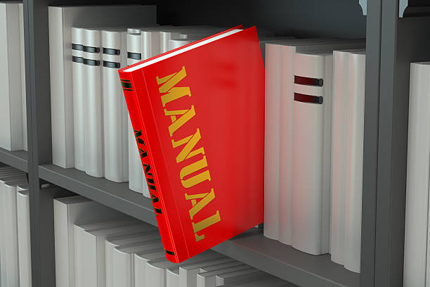 istock Manual concept on the bookshelf 501851166