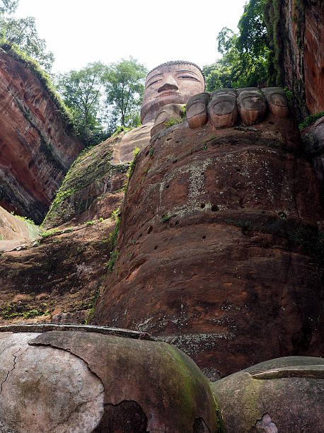 istock Leshan Grand Giant Buddha statue 501851306