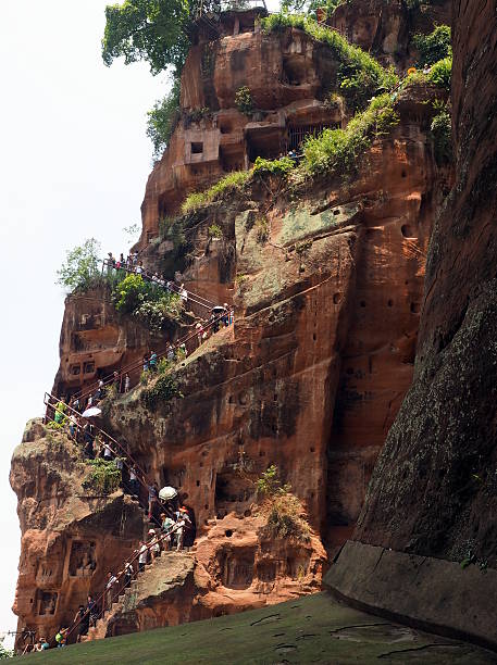 istock Leshan Grand Giant Buddha statue 501851336