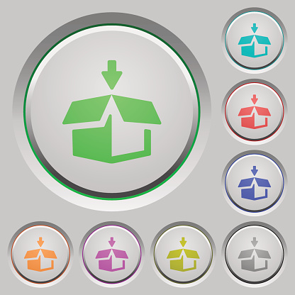 Push Button Bevel Pack Push Buttons Stock Illustration - Download Image Now - At The Edge ...