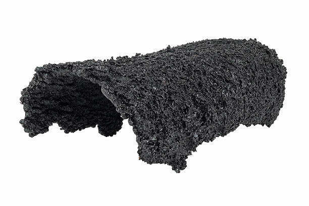 istock Sleeve of Creosote removed from Stovepipe 501851596