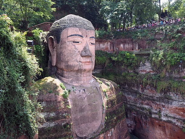 istock Leshan Grand Giant Buddha statue 501851644