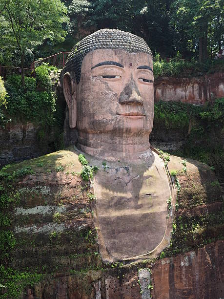 istock Leshan Grand Giant Buddha statue 501851698
