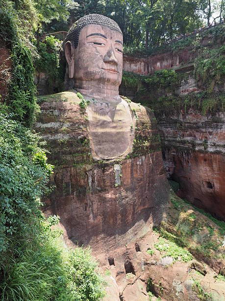 istock Leshan Grand Giant Buddha statue 501851758