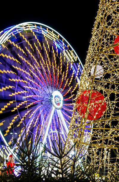 istock Ferris Wheel on Christmas Market 501853794