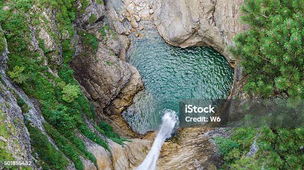 Waterfall In Alps Stock Photo - Download Image Now - Waterfall, Germany, Hiking