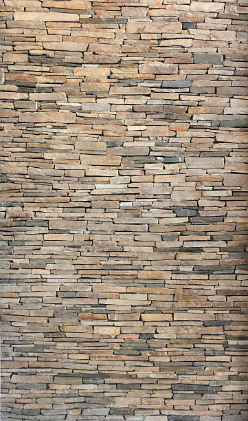 pattern of brick wall surfaced stock photo