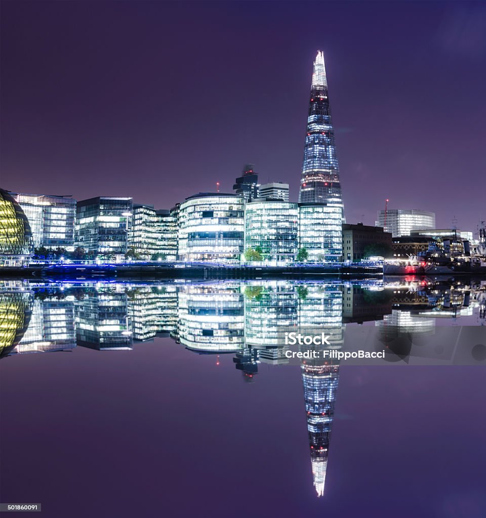 London Skyline by night London - England Stock Photo