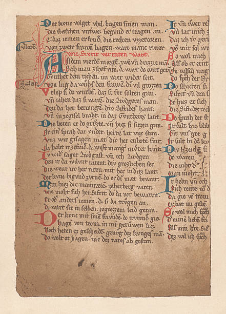 istock Nibelungenlied, early 13th century, national epic of the Germans 501860695