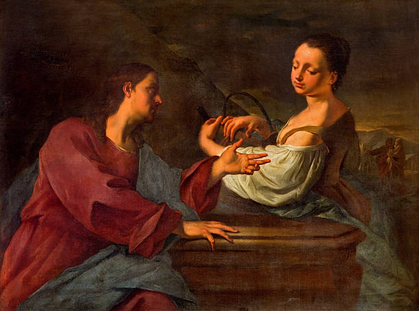 istock Venice - Paint of Rebecca and Isaac at the well 501861091
