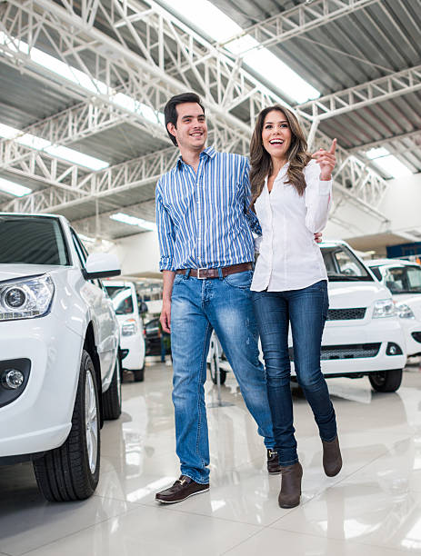 istock Couple buying a car 501862289