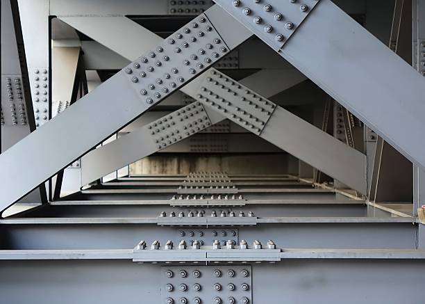 Massive Girder Bridge stock photo