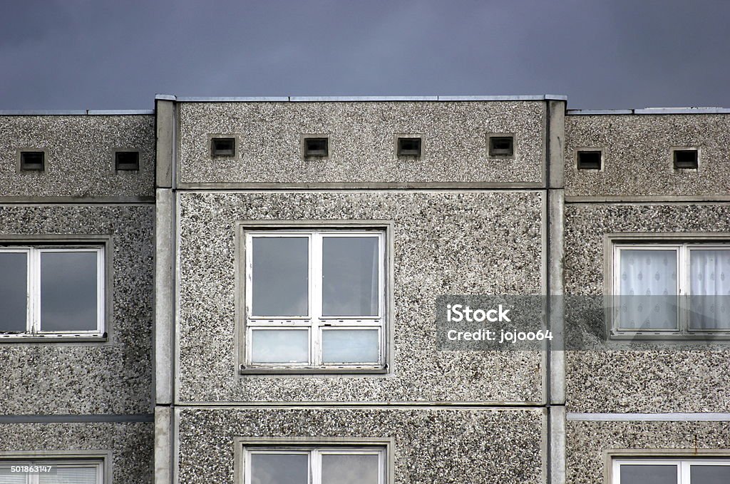 Plattenbau nella Germania orientale - Foto stock royalty-free di 2000-2009