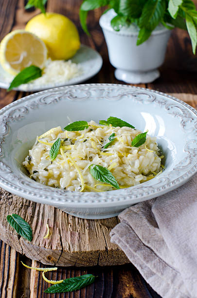 istock Risotto with lemon and mint 501863925