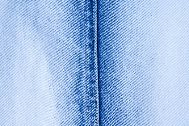 Texture of Blue Denim Jeans Background stock photo